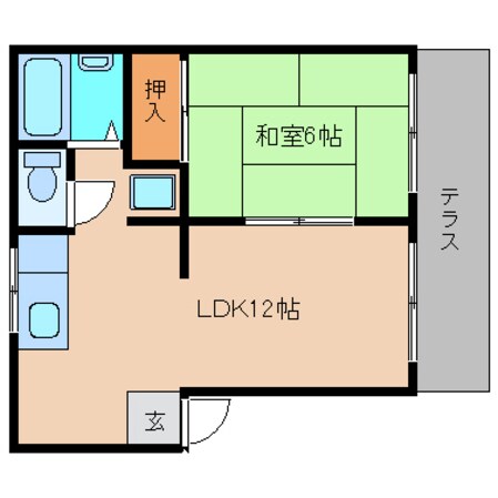 高田市駅 徒歩13分 1階の物件間取画像